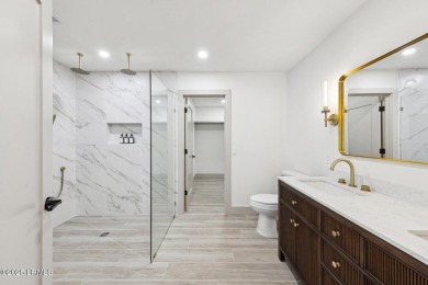 Exquisitely reimagined, this three bedroom, three and a half on Bear Creek Golf Course and Club in South Carolina - for sale on GolfHomes.com, golf home, golf lot