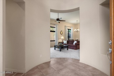 Cachet at Las Sendas single story end unit, no neighbor above on Las Sendas Golf Club in Arizona - for sale on GolfHomes.com, golf home, golf lot
