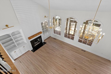 This beautifully renovated home sits along the Ocean #5 fairway on Country Club of Landfall in North Carolina - for sale on GolfHomes.com, golf home, golf lot