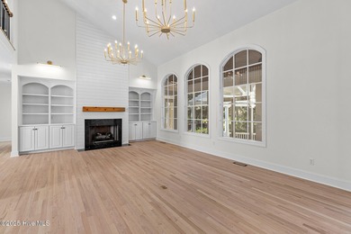 This beautifully renovated home sits along the Ocean #5 fairway on Country Club of Landfall in North Carolina - for sale on GolfHomes.com, golf home, golf lot