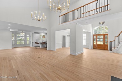 This beautifully renovated home sits along the Ocean #5 fairway on Country Club of Landfall in North Carolina - for sale on GolfHomes.com, golf home, golf lot