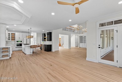 This beautifully renovated home sits along the Ocean #5 fairway on Country Club of Landfall in North Carolina - for sale on GolfHomes.com, golf home, golf lot