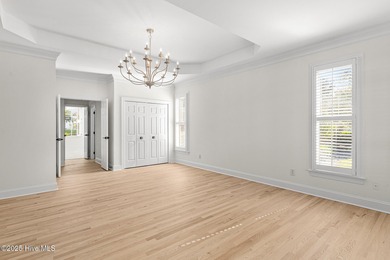 This beautifully renovated home sits along the Ocean #5 fairway on Country Club of Landfall in North Carolina - for sale on GolfHomes.com, golf home, golf lot