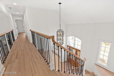 This beautifully renovated home sits along the Ocean #5 fairway on Country Club of Landfall in North Carolina - for sale on GolfHomes.com, golf home, golf lot