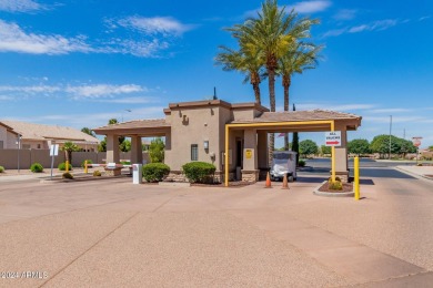 Discover vibrant living in this charming 2-bedroom, 2-bath + den on Springfield Golf Resort in Arizona - for sale on GolfHomes.com, golf home, golf lot