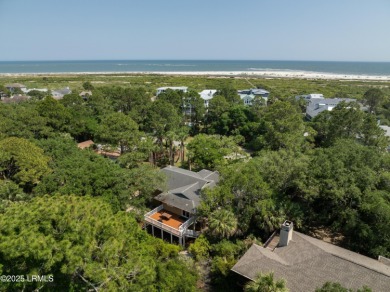 Spacious 5-Bedroom Beach Retreat - Steps from the Ocean, Backs on Ocean Point Golf Links in South Carolina - for sale on GolfHomes.com, golf home, golf lot