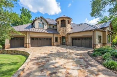 This custom estate sits on a rare 1.4-acre wooded lot backing to on The Traditions Club At Texas A and M in Texas - for sale on GolfHomes.com, golf home, golf lot