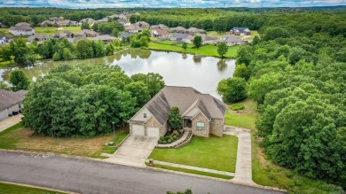 What a VIEW of the lake-pure serenity!  Enjoy this custom home on Greystone Country Club in Arkansas - for sale on GolfHomes.com, golf home, golf lot