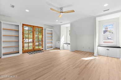 This beautifully renovated home sits along the Ocean #5 fairway on Country Club of Landfall in North Carolina - for sale on GolfHomes.com, golf home, golf lot