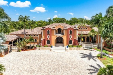 One-of-a-kind 6BD/5BA/2HB Mediterranean Redland Estate on 10 on Redland Golf and Country Club in Florida - for sale on GolfHomes.com, golf home, golf lot