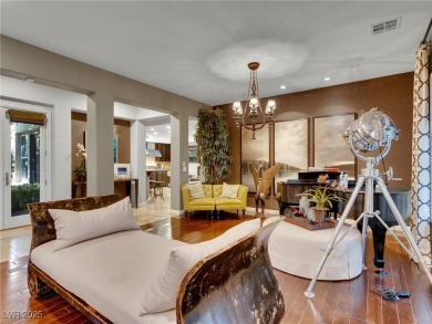Award Winning Christopher Homes beauty in the prestigious guard on Southern Highlands Golf Club in Nevada - for sale on GolfHomes.com, golf home, golf lot