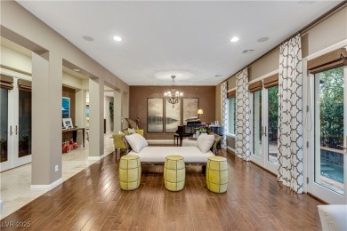 Award Winning Christopher Homes beauty in the prestigious guard on Southern Highlands Golf Club in Nevada - for sale on GolfHomes.com, golf home, golf lot