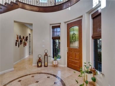 Award Winning Christopher Homes beauty in the prestigious guard on Southern Highlands Golf Club in Nevada - for sale on GolfHomes.com, golf home, golf lot