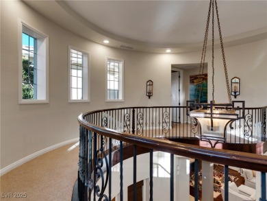 Award Winning Christopher Homes beauty in the prestigious guard on Southern Highlands Golf Club in Nevada - for sale on GolfHomes.com, golf home, golf lot