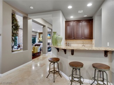 Award Winning Christopher Homes beauty in the prestigious guard on Southern Highlands Golf Club in Nevada - for sale on GolfHomes.com, golf home, golf lot