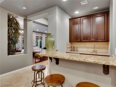 Award Winning Christopher Homes beauty in the prestigious guard on Southern Highlands Golf Club in Nevada - for sale on GolfHomes.com, golf home, golf lot
