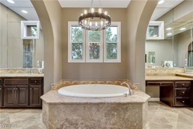Award Winning Christopher Homes beauty in the prestigious guard on Southern Highlands Golf Club in Nevada - for sale on GolfHomes.com, golf home, golf lot