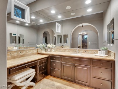Award Winning Christopher Homes beauty in the prestigious guard on Southern Highlands Golf Club in Nevada - for sale on GolfHomes.com, golf home, golf lot