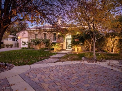 Popular Christopher Homes Model in prestigious guard gated on Southern Highlands Golf Club in Nevada - for sale on GolfHomes.com, golf home, golf lot