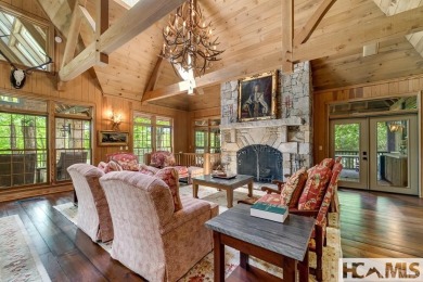 Situated on a large lot, prominently overlooking the 10th golf on Wade Hampton Golf Club in North Carolina - for sale on GolfHomes.com, golf home, golf lot