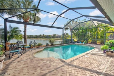 This Florencia floor plan home, located in the desired Carena on Pelican Preserve Golf Club in Florida - for sale on GolfHomes.com, golf home, golf lot