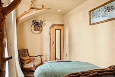 Beautiful log home with an amazing view to the west, located on on Big Bear Mountain Ski and Golf Resort in California - for sale on GolfHomes.com, golf home, golf lot