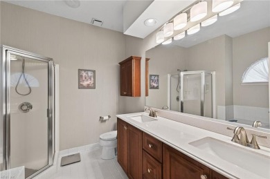 Fall in love with this golf course home with a primary bedroom on Kiln Creek Golf and Country Club in Virginia - for sale on GolfHomes.com, golf home, golf lot