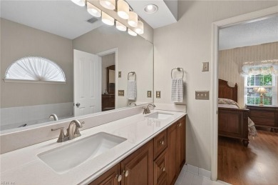Fall in love with this golf course home with a primary bedroom on Kiln Creek Golf and Country Club in Virginia - for sale on GolfHomes.com, golf home, golf lot