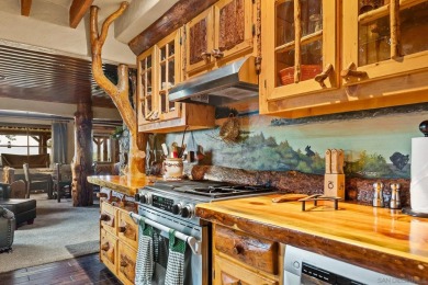 Beautiful log home with an amazing view to the west, located on on Big Bear Mountain Ski and Golf Resort in California - for sale on GolfHomes.com, golf home, golf lot