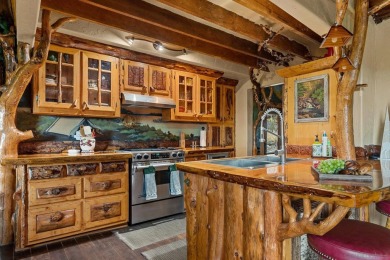 Beautiful log home with an amazing view to the west, located on on Big Bear Mountain Ski and Golf Resort in California - for sale on GolfHomes.com, golf home, golf lot