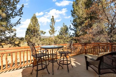 Beautiful log home with an amazing view to the west, located on on Big Bear Mountain Ski and Golf Resort in California - for sale on GolfHomes.com, golf home, golf lot