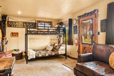 Beautiful log home with an amazing view to the west, located on on Big Bear Mountain Ski and Golf Resort in California - for sale on GolfHomes.com, golf home, golf lot