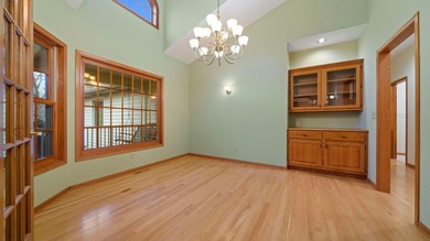 Beautiful Custom Cedar Ranch on the Golf Course in Lost Lake! on Lost Nation Golf Club in Illinois - for sale on GolfHomes.com, golf home, golf lot