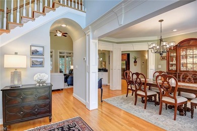 Discover effortless elegance in this custom brick home nestled on Riverfront Golf Club in Virginia - for sale on GolfHomes.com, golf home, golf lot