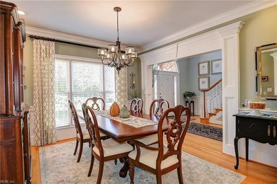 Discover effortless elegance in this custom brick home nestled on Riverfront Golf Club in Virginia - for sale on GolfHomes.com, golf home, golf lot