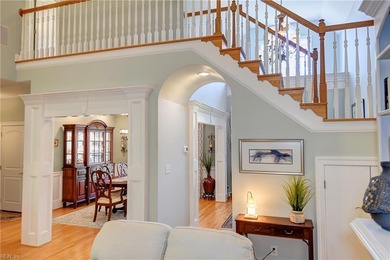 Discover effortless elegance in this custom brick home nestled on Riverfront Golf Club in Virginia - for sale on GolfHomes.com, golf home, golf lot