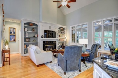 Discover effortless elegance in this custom brick home nestled on Riverfront Golf Club in Virginia - for sale on GolfHomes.com, golf home, golf lot