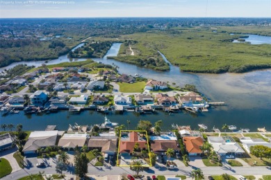 Gulf Harbors South Channel with the best deep water in Pasco on Gulf Harbors Golf Course in Florida - for sale on GolfHomes.com, golf home, golf lot
