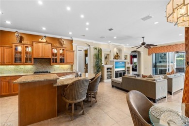 Nestled along the water, this breathtaking estate home on Miromar Lakes Golf Club in Florida - for sale on GolfHomes.com, golf home, golf lot