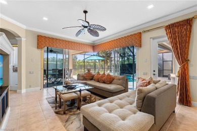 Nestled along the water, this breathtaking estate home on Miromar Lakes Golf Club in Florida - for sale on GolfHomes.com, golf home, golf lot