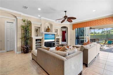 Nestled along the water, this breathtaking estate home on Miromar Lakes Golf Club in Florida - for sale on GolfHomes.com, golf home, golf lot