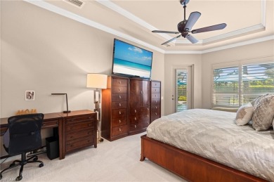 Nestled along the water, this breathtaking estate home on Miromar Lakes Golf Club in Florida - for sale on GolfHomes.com, golf home, golf lot