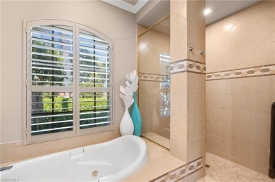 Nestled along the water, this breathtaking estate home on Miromar Lakes Golf Club in Florida - for sale on GolfHomes.com, golf home, golf lot