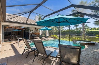 Nestled along the water, this breathtaking estate home on Miromar Lakes Golf Club in Florida - for sale on GolfHomes.com, golf home, golf lot