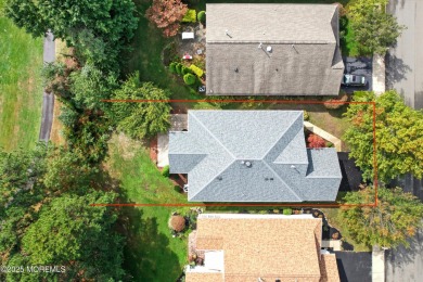 This extended Danbury model overlooks the 7th hole of the golf on Four Seasons Spa and Country Club in New Jersey - for sale on GolfHomes.com, golf home, golf lot