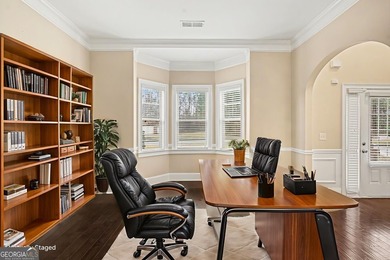 This 4-bedroom, 2.5-bath home located on a cul-de-sac street in on Crystal Lake Golf and Country Club in Georgia - for sale on GolfHomes.com, golf home, golf lot