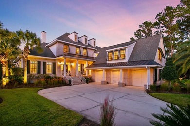 Beautiful brick custom home with FIRST FLOOR PRIMARY SUITE on Dunes West Golf Club in South Carolina - for sale on GolfHomes.com, golf home, golf lot