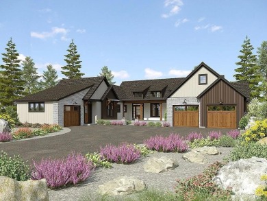 Custom single-level home on a premier flat lot overlooking the on The Club At Pronghorn Golf Course in Oregon - for sale on GolfHomes.com, golf home, golf lot