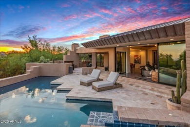 Awaken to sweeping desert vistas where Pinnacle Peak, sparkling on Desert Mountain Golf Club - Renegade Course in Arizona - for sale on GolfHomes.com, golf home, golf lot