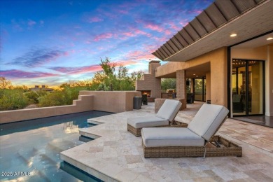 Awaken to sweeping desert vistas where Pinnacle Peak, sparkling on Desert Mountain Golf Club - Renegade Course in Arizona - for sale on GolfHomes.com, golf home, golf lot